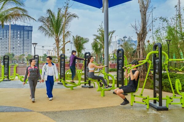 Phòng Gym và Khu Thể Thao Ngoài Trời - Tiện ích chung cư Vinhomes Vũ Yên