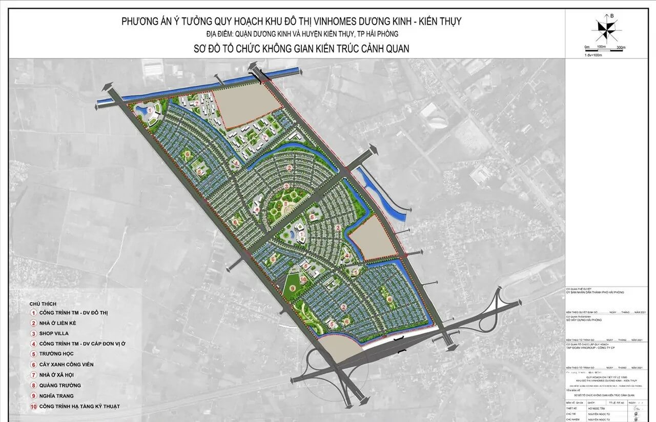 Vinhomes Dương Kinh xây dựng 6300 căn biệt thự, liền kề tại Hải Phòng